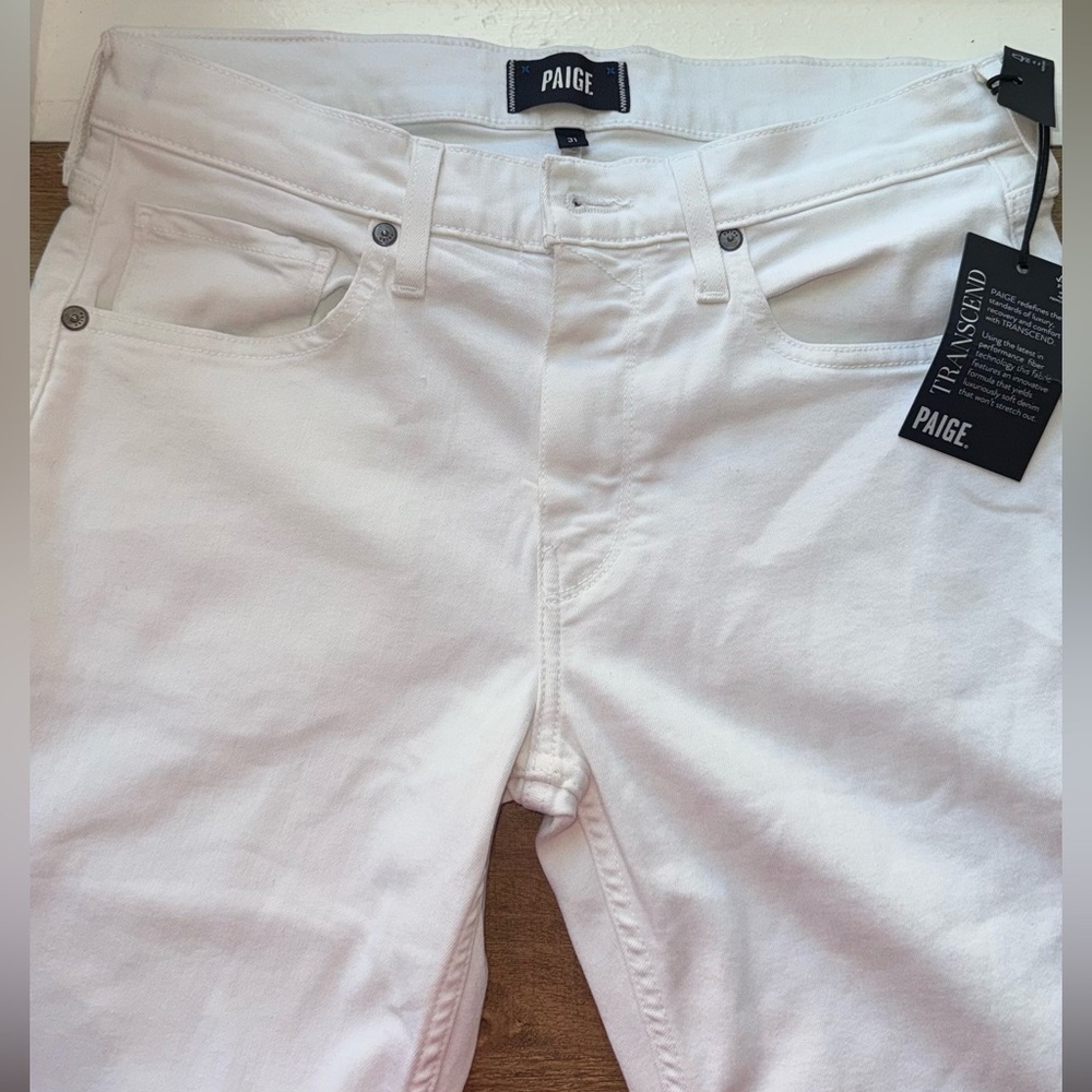 PAIGE Men’s Transcend Lennox Straight Slim  Fit Jeans size 31 in Icecap NWT